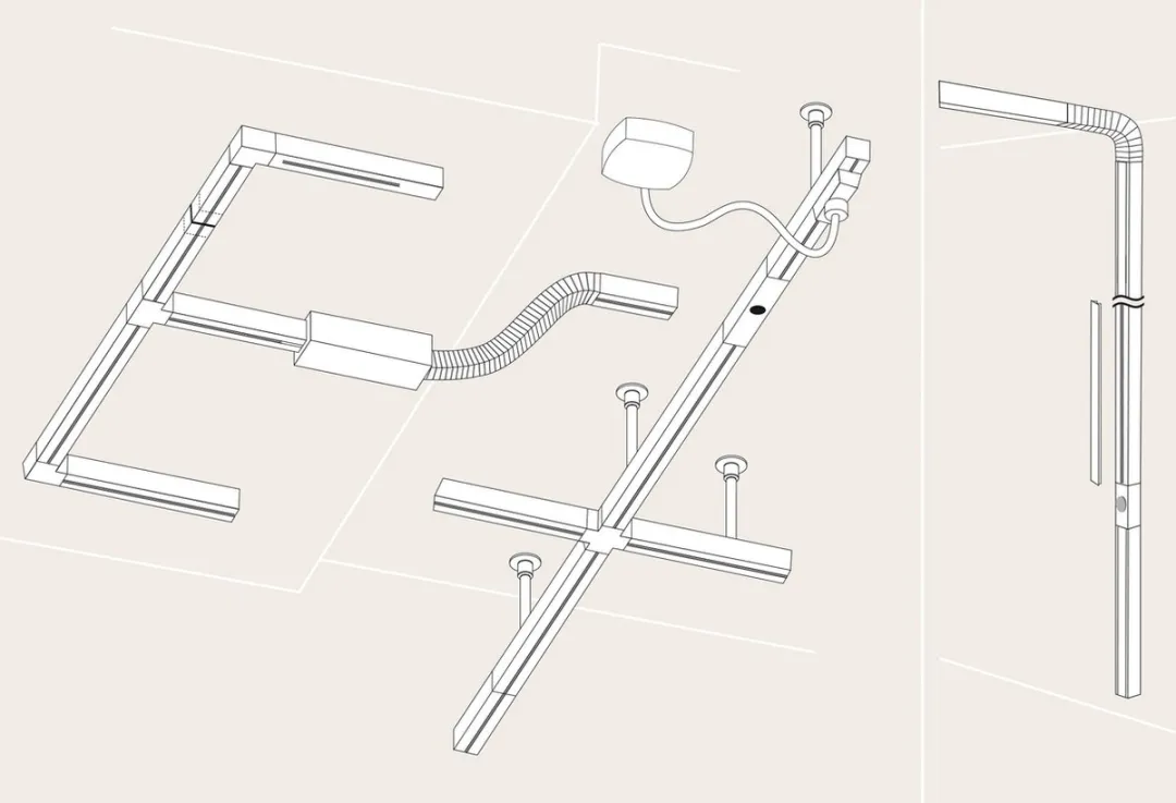 Paulmann URail Middenvoeding - Zwart