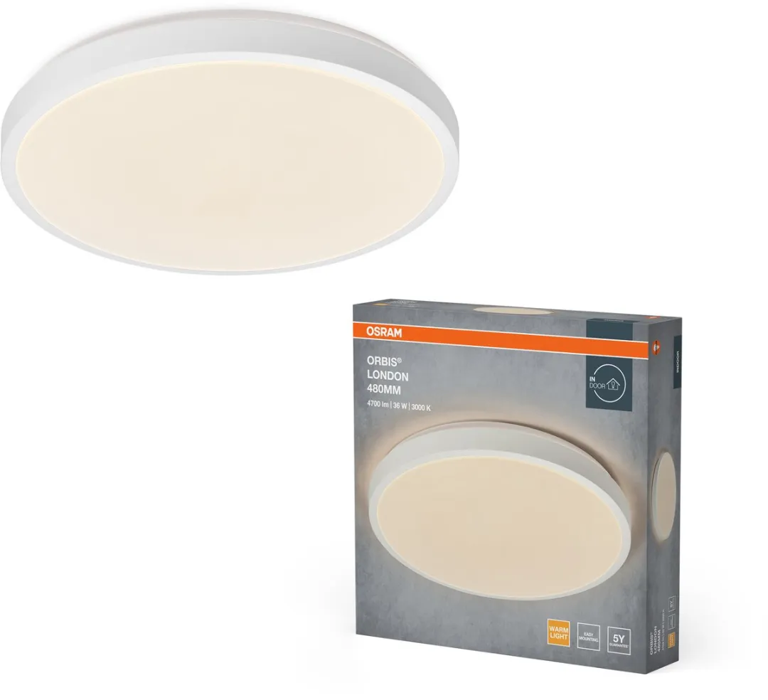 Osram Orbis London LED Plafondlamp 480mm - 36W 4150lm Warmwit