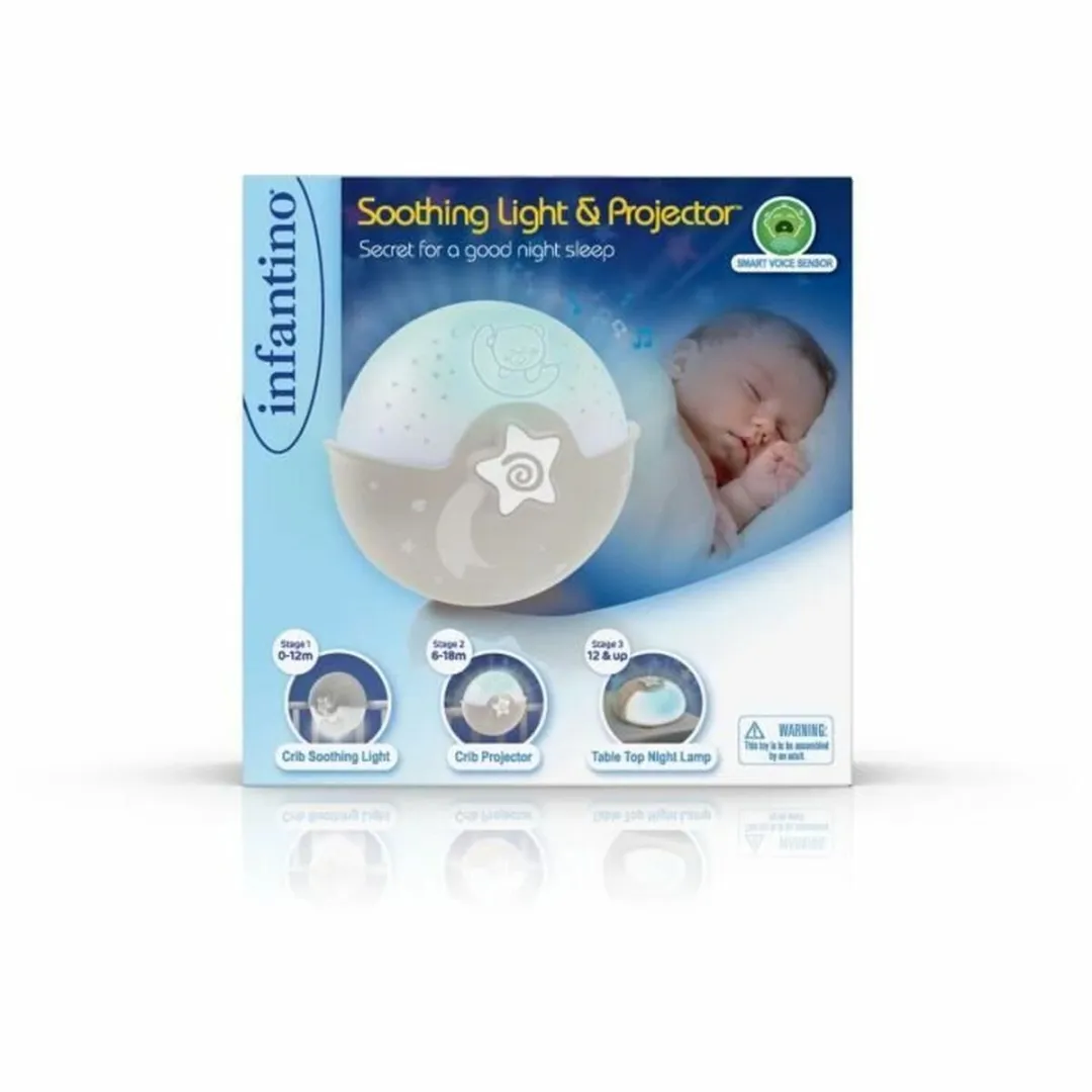Infantino Soothing Light & Projector BK-04909 - Babyprojector Grijs - afbeelding 6 van 6