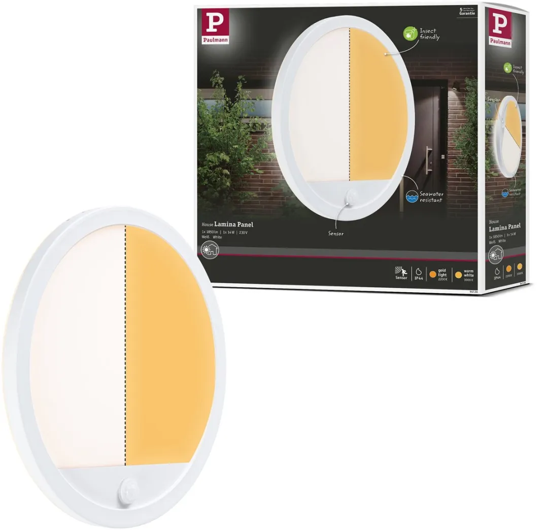 Paulmann LED-paneel Lamina Backlight Schemergestuurd 14W - 28cm Wit