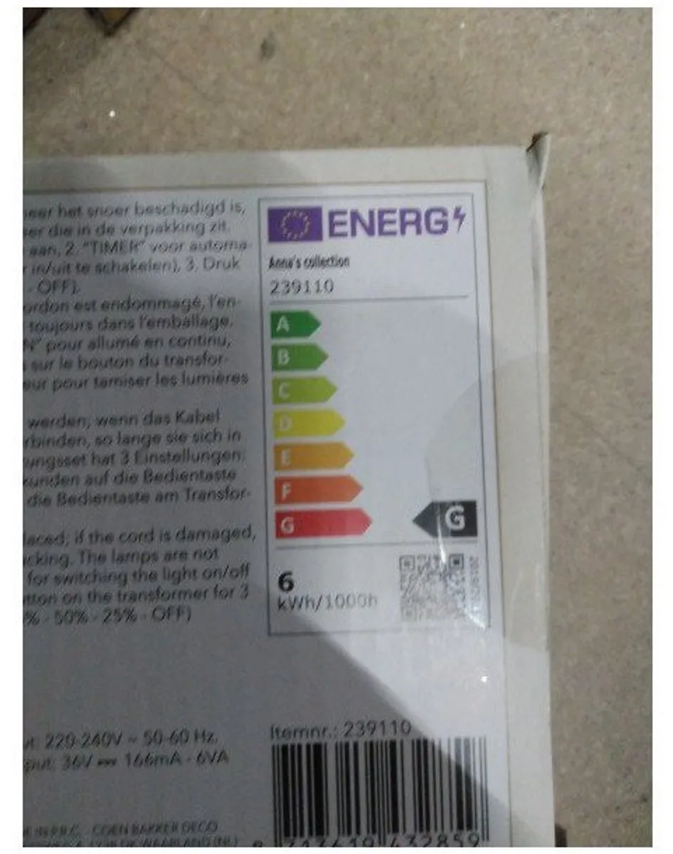 Anna's Collection Ijspegelverlichting 1032 LED - 350cm - Warm wit