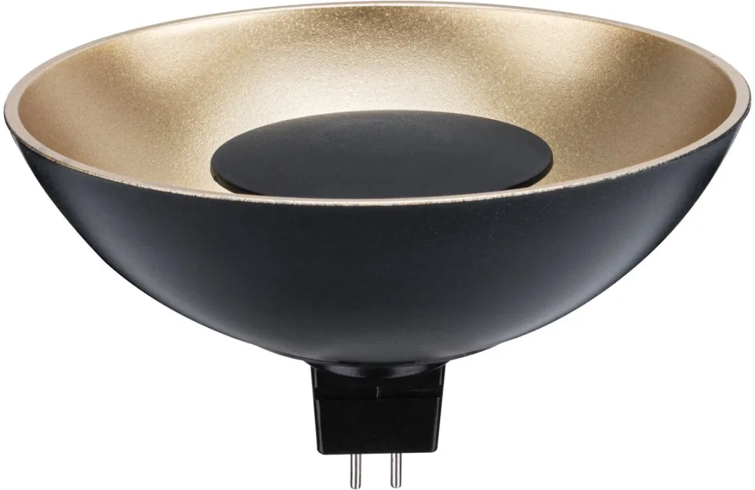 Paulmann LED Reflector GU5.3 1900K 4,9W - 170lm - Zwart/Goud