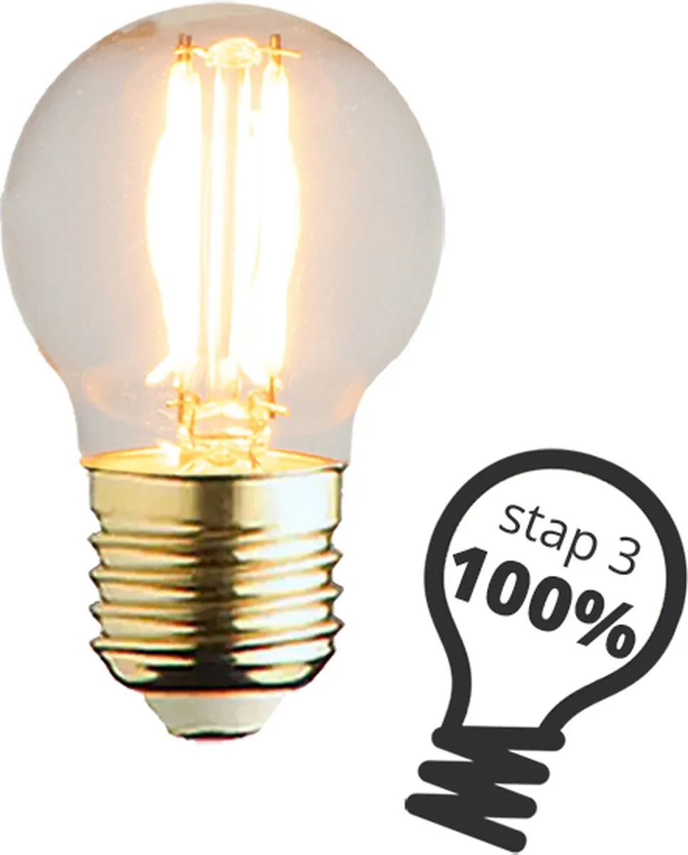 Lybardo E27 LED Lamp 3-pack - 4W - 2200K Extra Warmwit