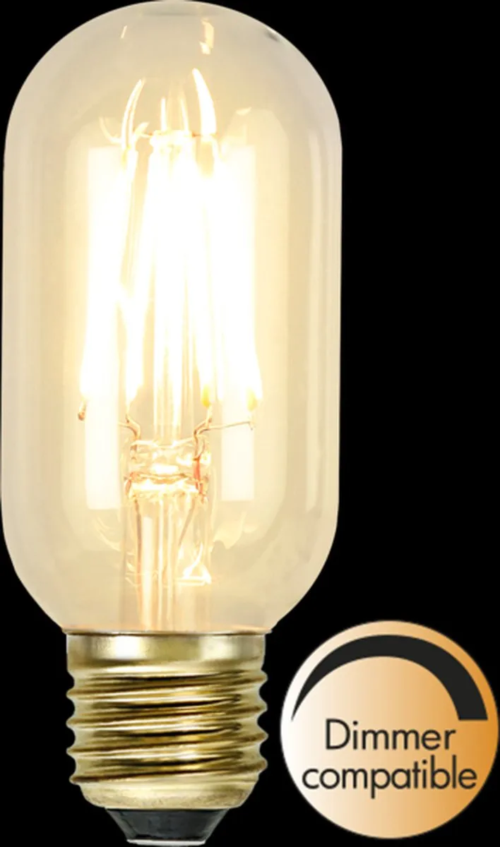 Star Trading Staaflamp E27 1.6W Super Warm Wit <2200K - Dimbaar
