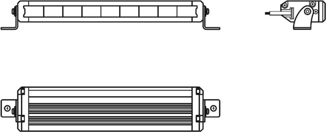 Osram LEDriving VX250-SP LEDDL115-SP Lichtbalk - 9 Lichtpunten - Wit