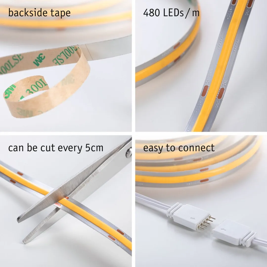 Paulmann MaxLED 500 Led-strip COB 1,5m Warmwit