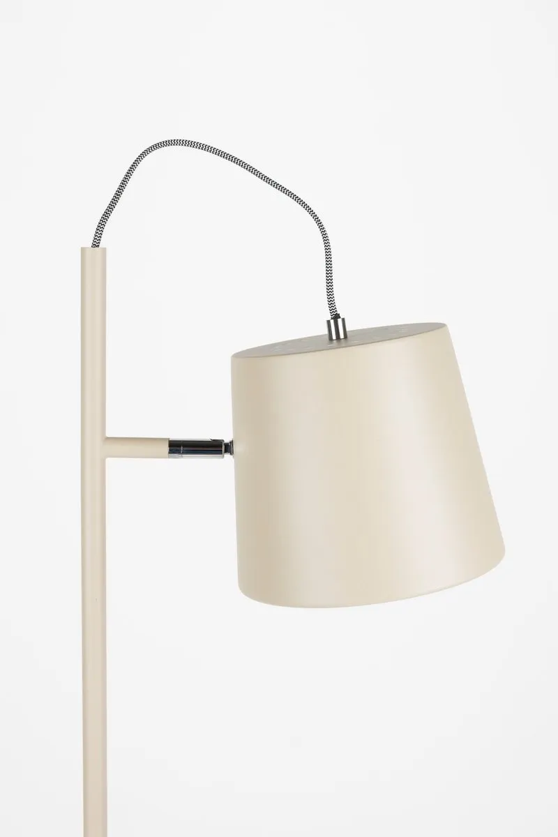 Zuiver Buckle Head Vloerlamp - Beige