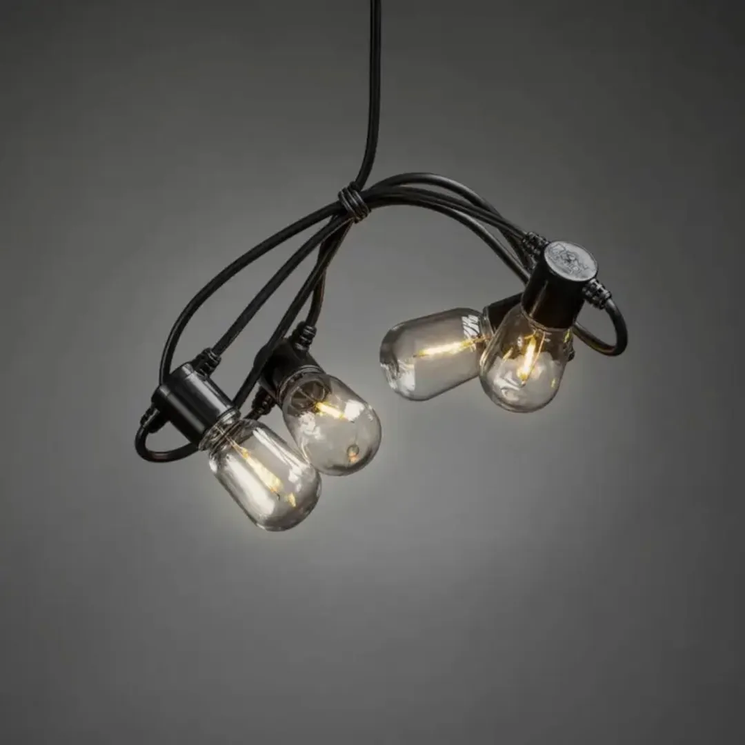 Konstsmide Partylight Startset 20 Lampjes 2794-800 - Zwart