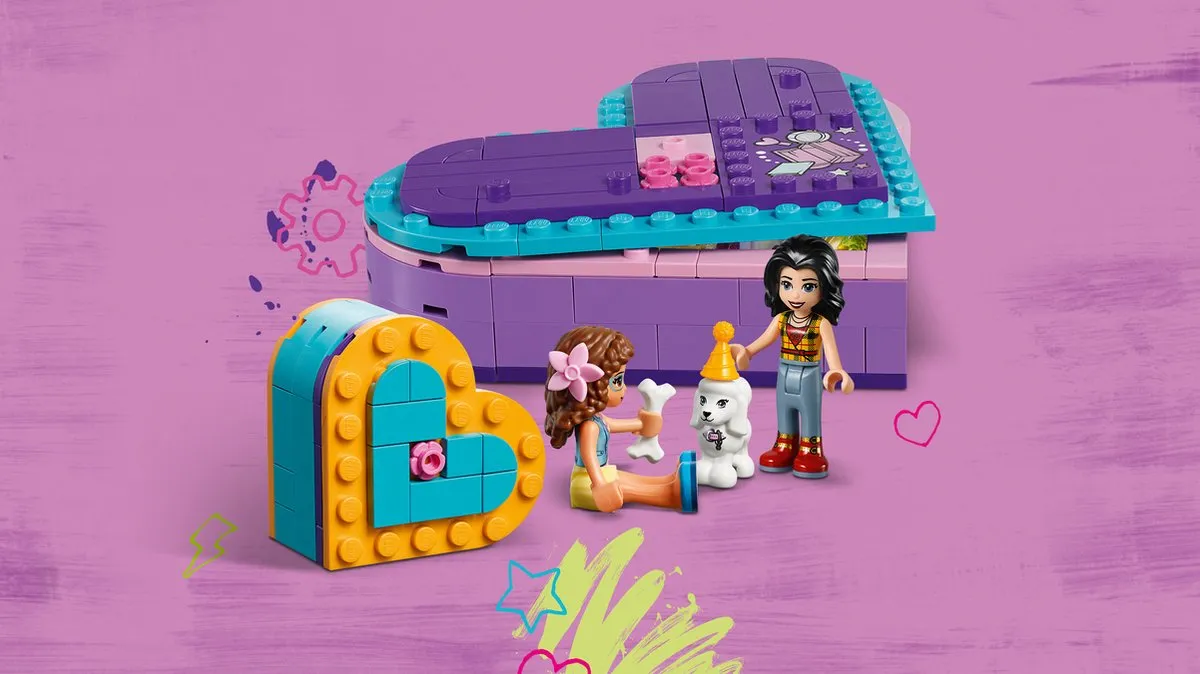 LEGO Friends Hartvormige Dozen Vriendschapspakket 41359 - 199 Stukken