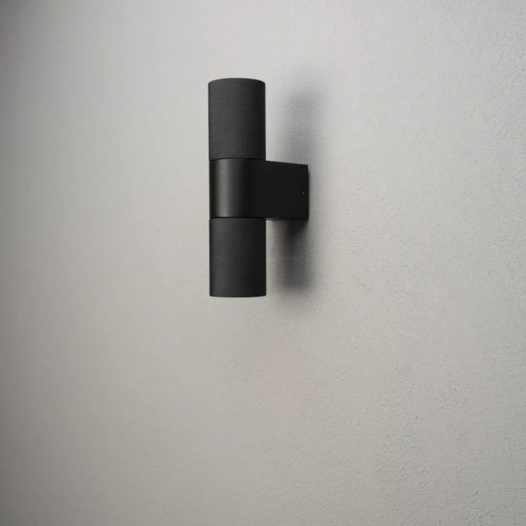 Konstsmide Temi Wandlamp GU10 15W - Zwart Aluminium IP54
