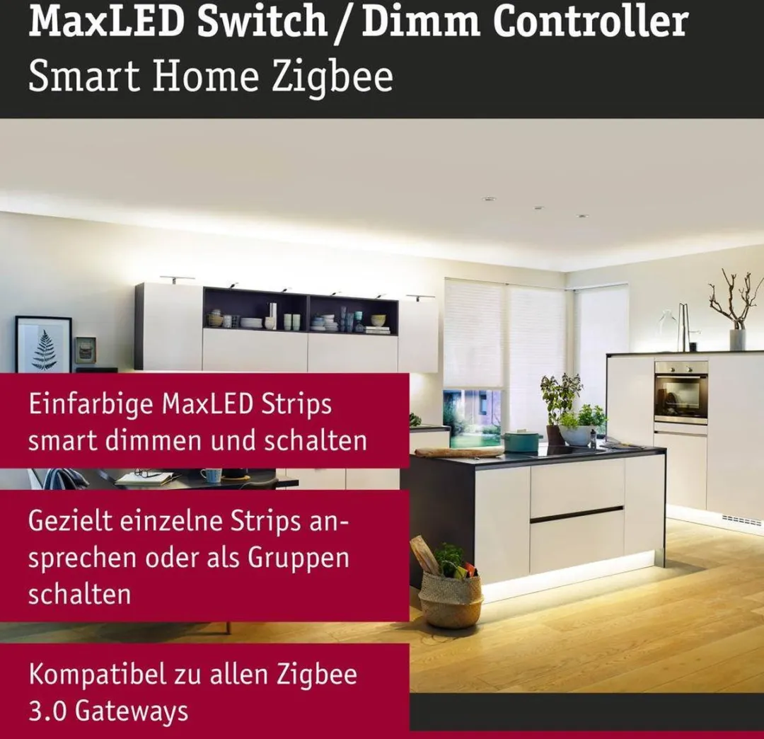 Paulmann MaxLED 50045 Schakelcontroller 24V - Grijs/Wit