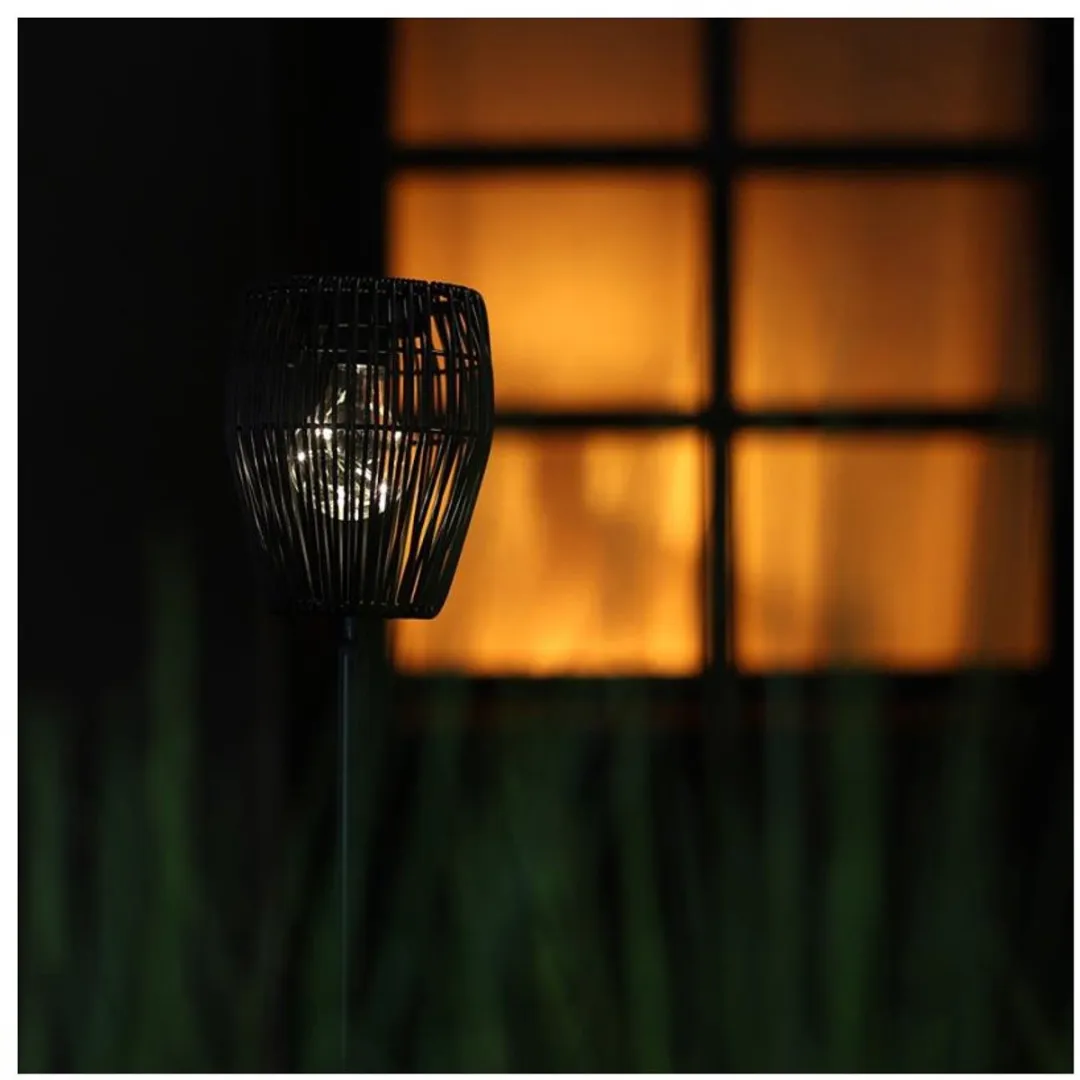 Countryfield Hester Solar Steker 10-LED - 7,5x13x70cm - Zwart