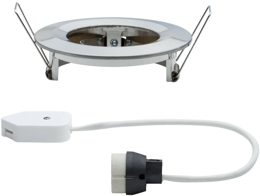 Paulmann Nova Star Inbouwlamp GU10 35W - Staal geborsteld - afbeelding 4 van 6