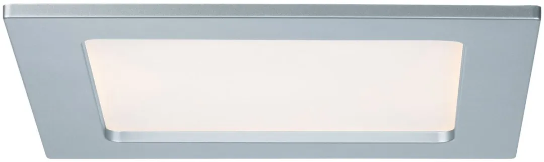 Paulmann LED Inbouwpaneel IP44 12W 780lm 2700K - 165x165mm Chroom mat - afbeelding 6 van 6