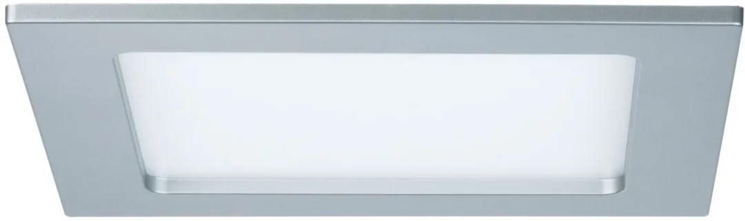 Paulmann LED Inbouwpaneel IP44 12W 780lm 2700K - 165x165mm Chroom mat