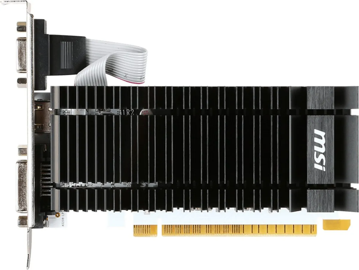 MSI GeForce GT 710 2GD3H LP Videokaart - HDMI/DVI/VGA
