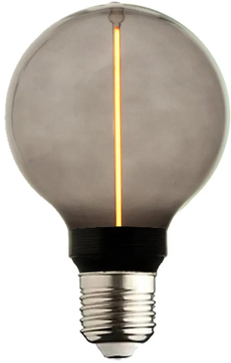 Lybardo Premium E27 LED Globe 80mm - 2W - 1800K Rookglas