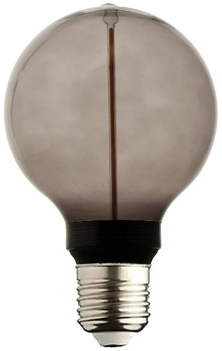 Lybardo Premium E27 LED Globe 80mm - 2W - 1800K Rookglas