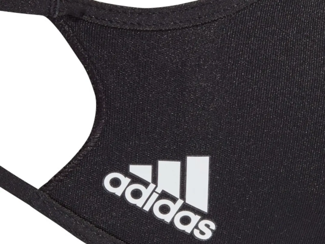 Adidas Real Madrid Gezichtsmaskers 3 Pack - Zwart M-L