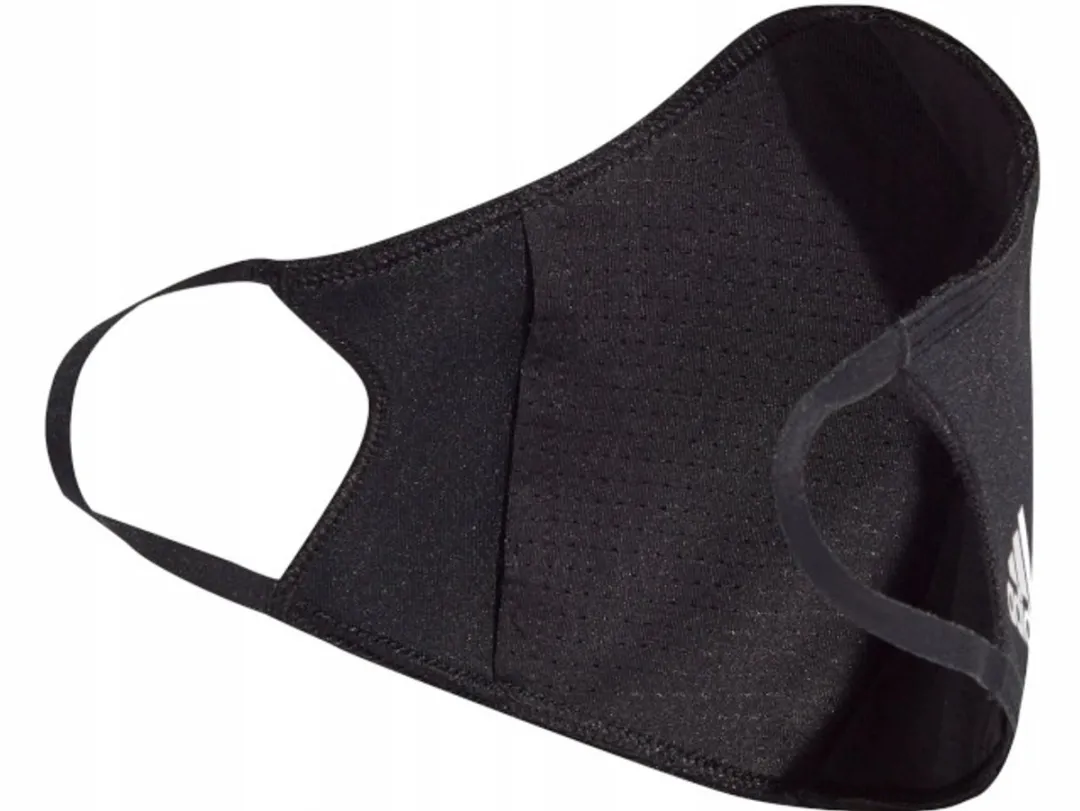 Adidas Real Madrid Gezichtsmaskers 3 Pack - Zwart M-L