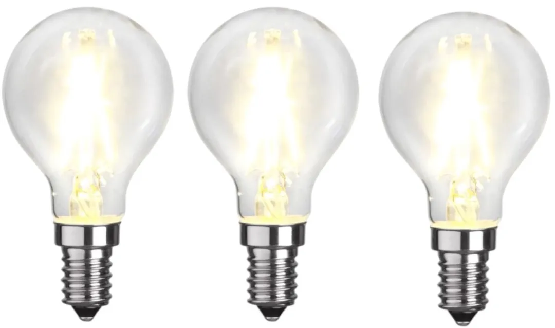 Star Trading Kogellamp 3-Pack - 2W Extra Warm Wit