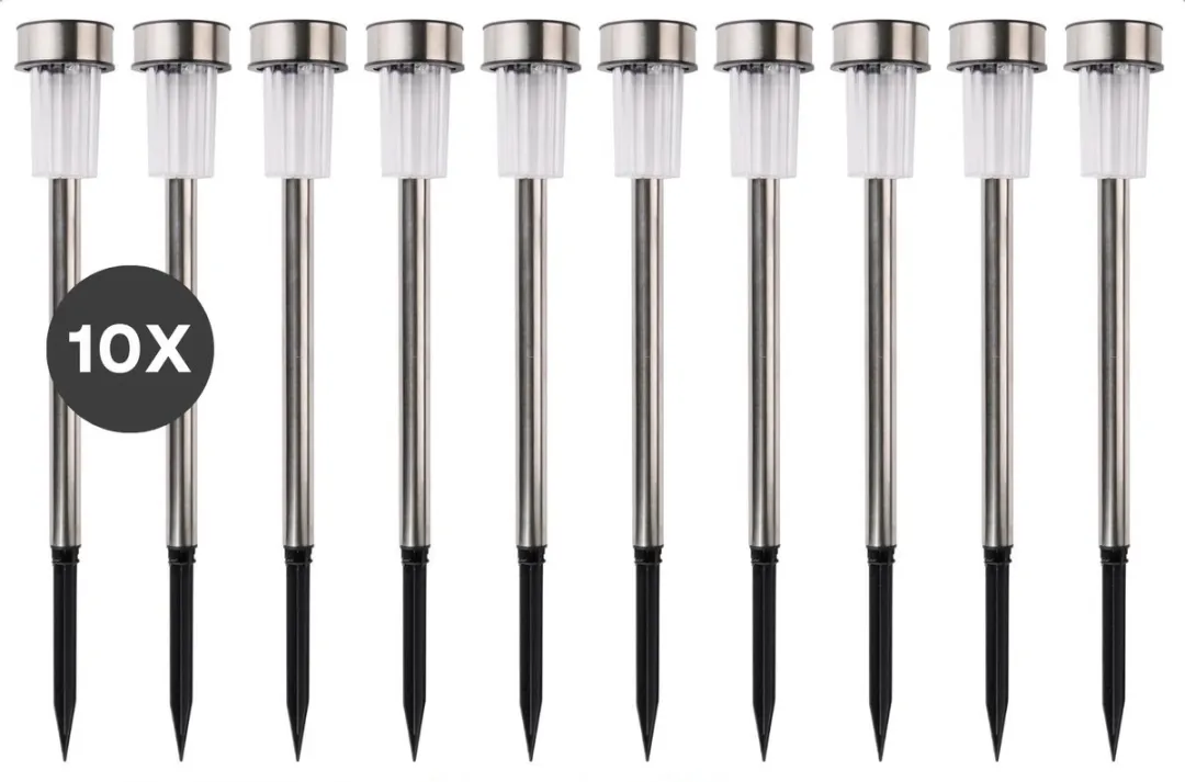 Grundig Solar Tuinverlichting 10 Stuks