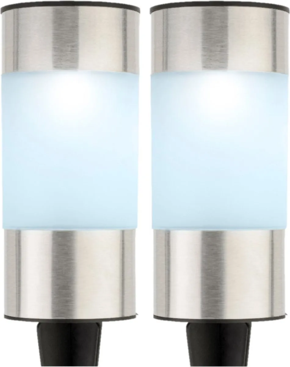 Lumineo Solar Tuinlamp Cilinder 10 Stuks