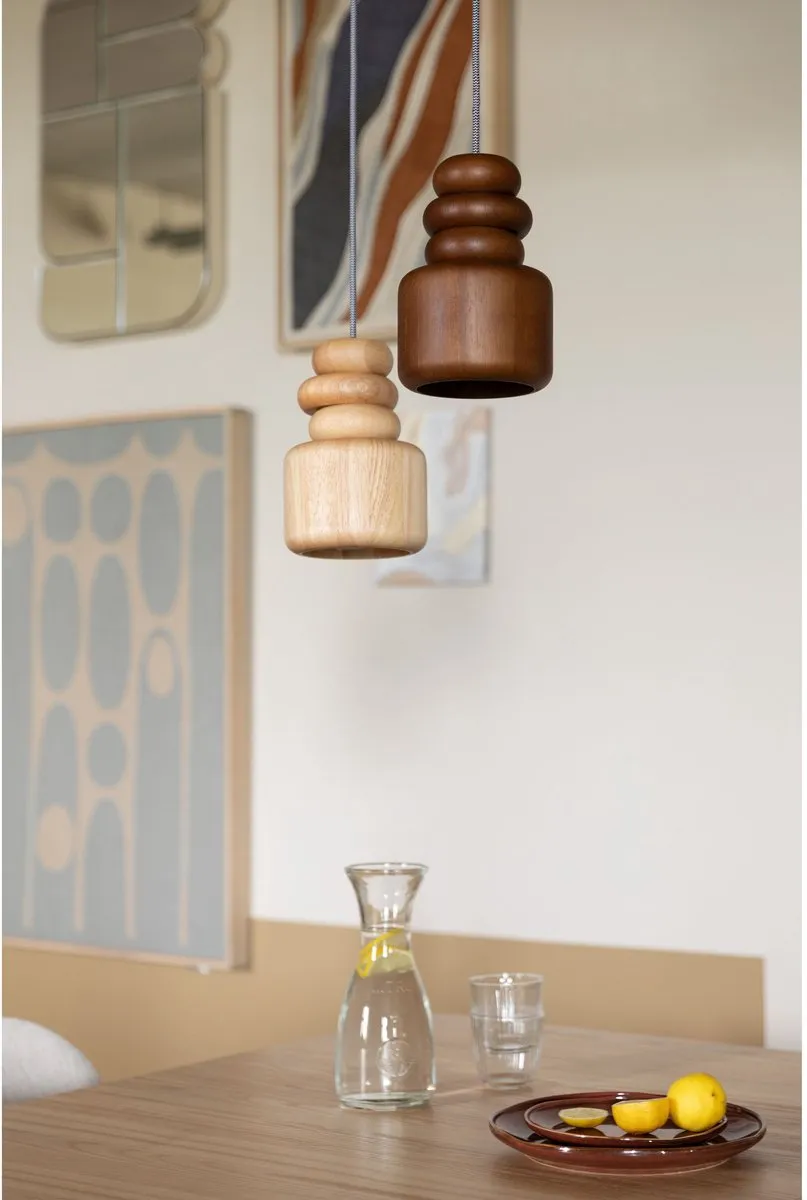 Zuiver Dicky Hanglamp Walnoot - Bruin - afbeelding 6 van 6