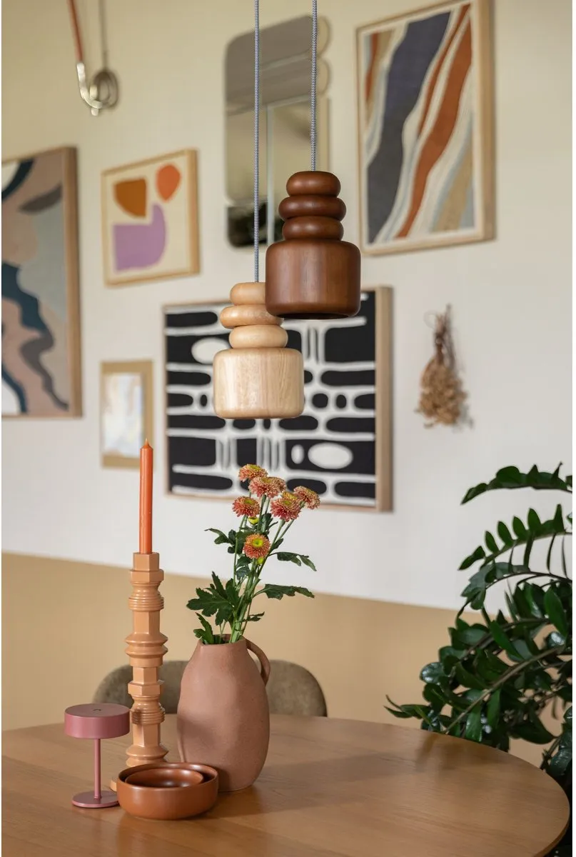 Zuiver Dicky Hanglamp Walnoot - Bruin