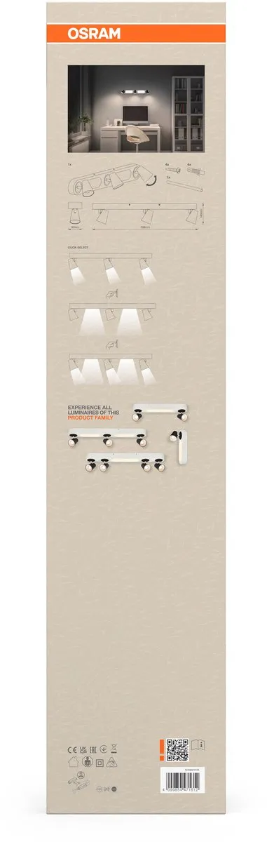 Osram Decor Spot Neptune CLICK-SELECT White 3 Spot - 26W 1.180lm