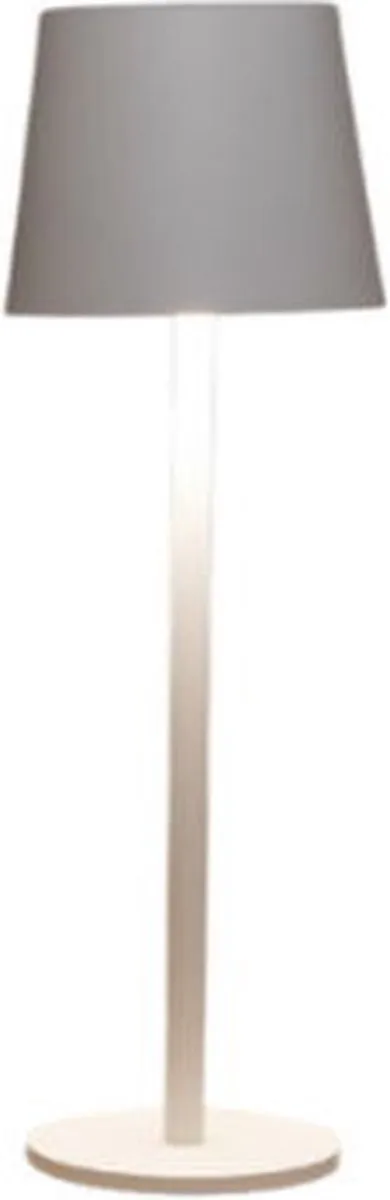 Anna's Collection Ambiance Tafellamp - Wit - 27cm - USB Oplaadbaar