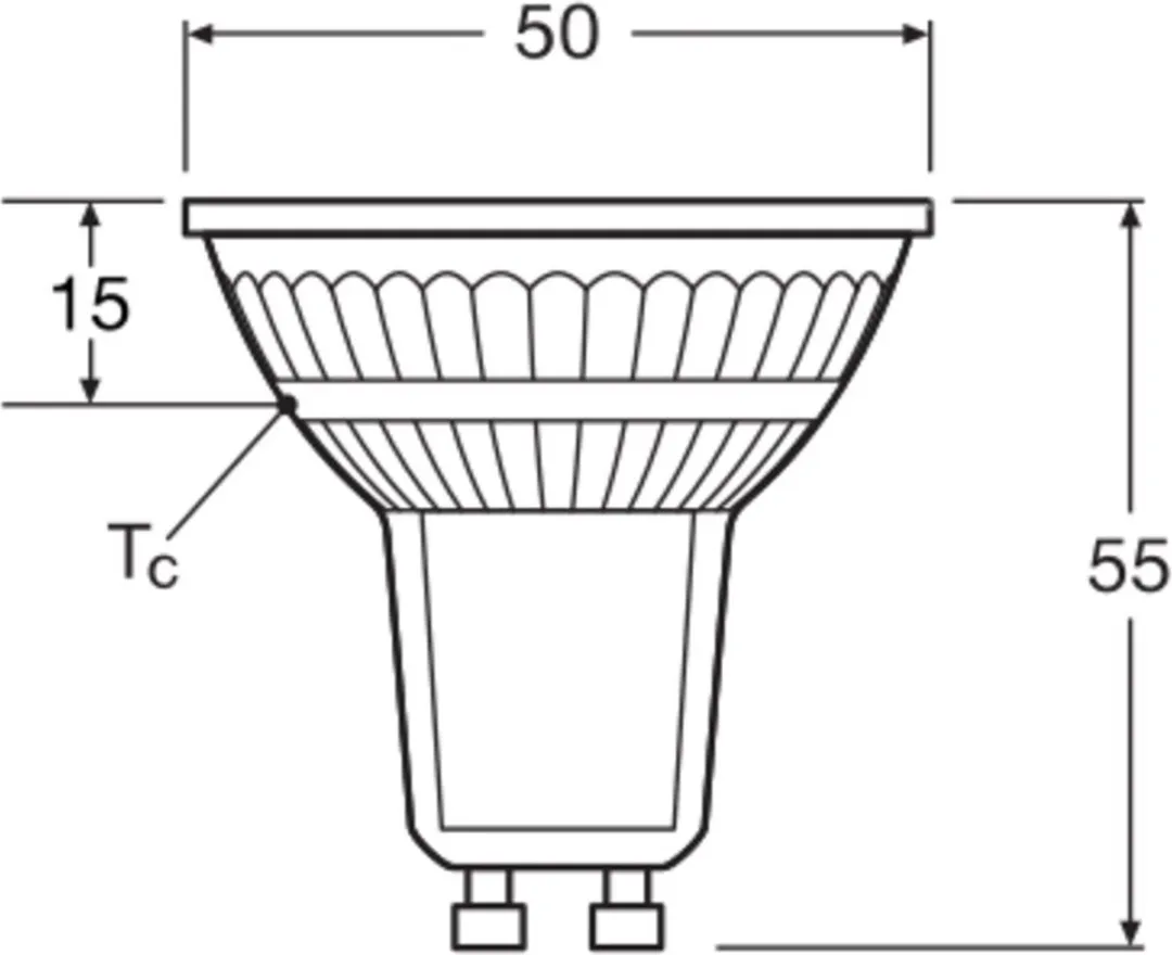 Osram LED Superstar Reflector Spot GU10 PAR16 4.1W 350lm - Koel wit 4000K