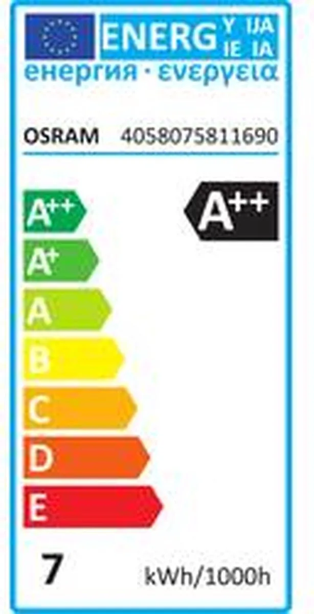 Osram LED-lamp R7s 7W Warmwit - 2700K - afbeelding 4 van 5