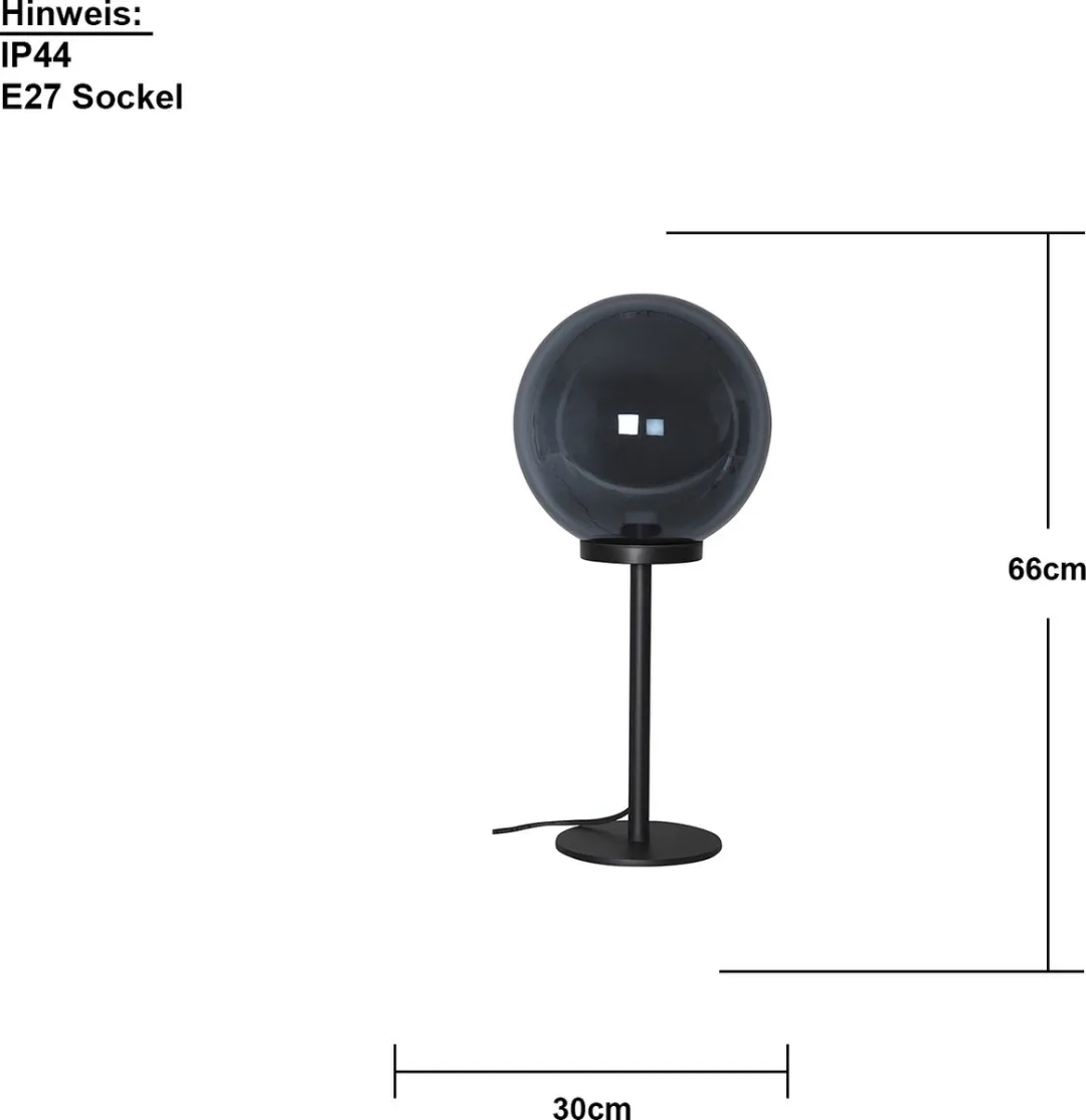 Star Trading 803-84 Tafellamp E27 25W - Zwart