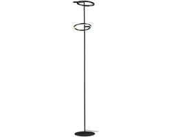 Paulmann Odila Staande LED-lamp 2x1200lm - Tunable White - Zwart mat/Chroom