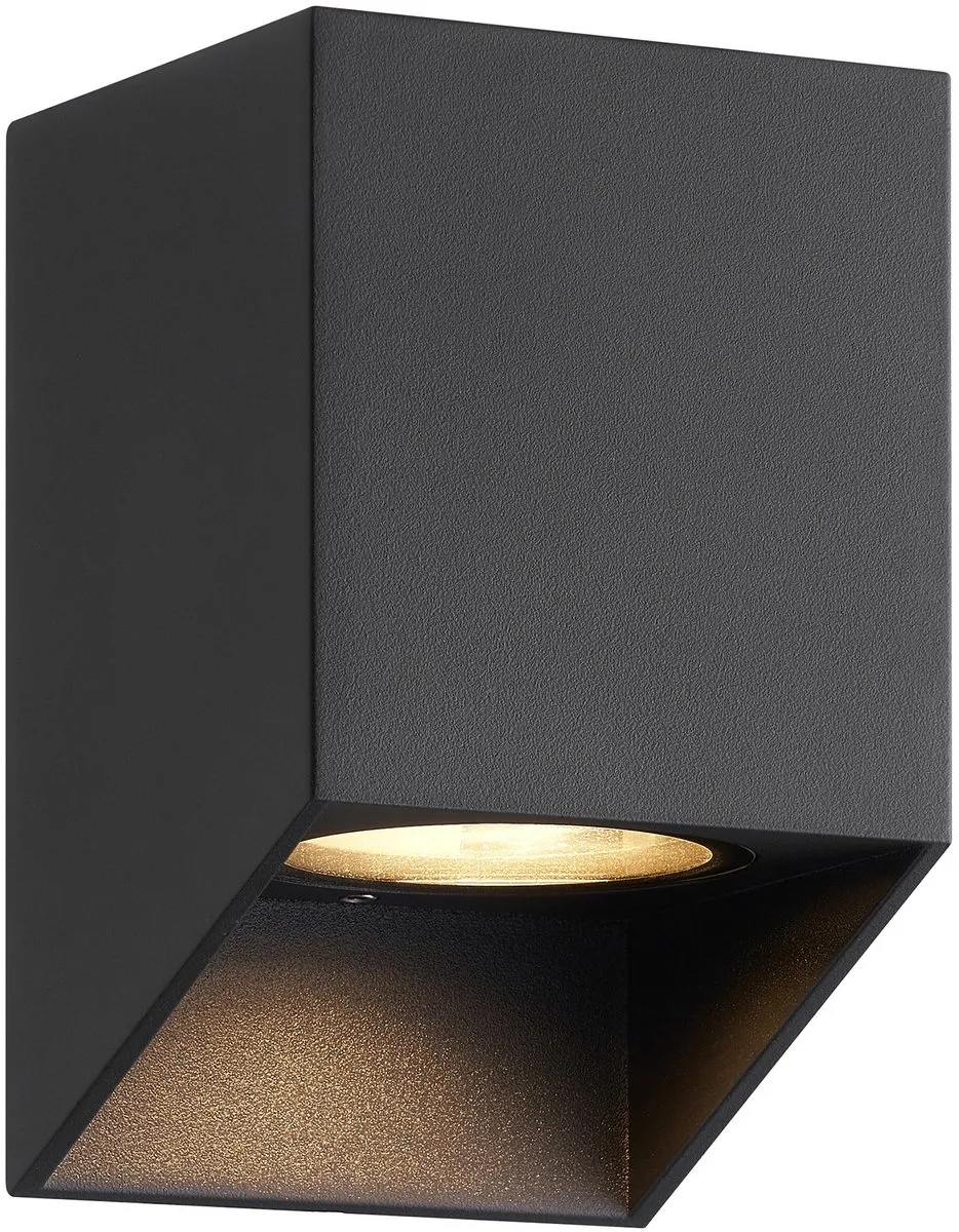 Nordlux Nico Square Wandlamp 35W - Zwart