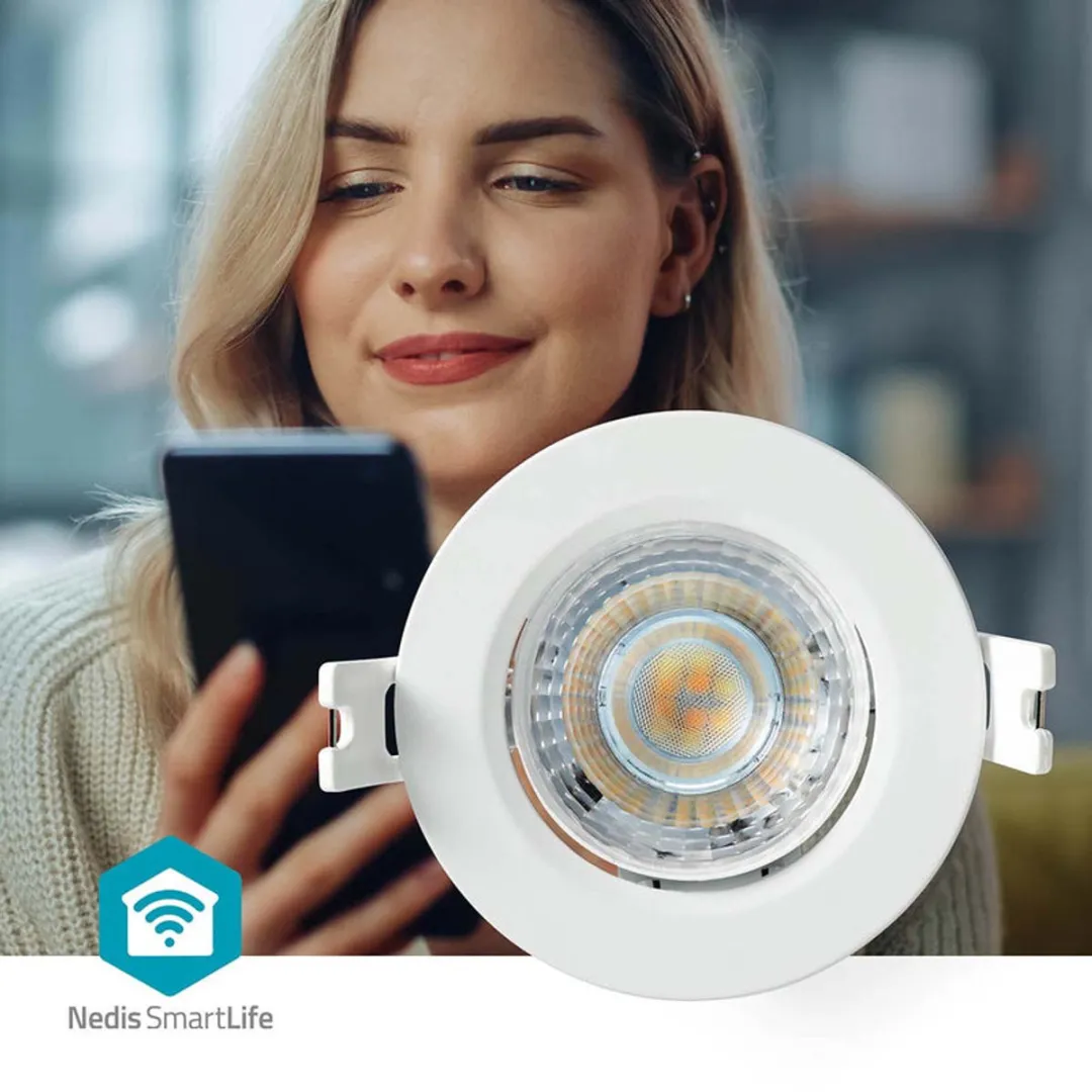 Nedis SmartLife Plafondlamp Wi-Fi 360lm - Wit - 2700-6500K