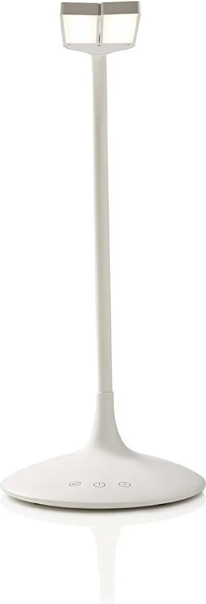 Nedis LED Bureaulamp 280lm - Oplaadbaar - Wit