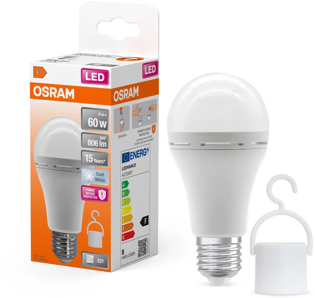 Osram LED Classic A 60 Campinglamp 8W Koelwit E27