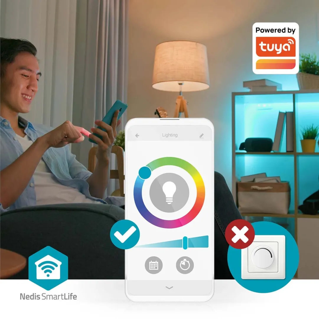 Nedis SmartLife RGBW E14 Kaarslamp 470lm - Mat - Android/iOS