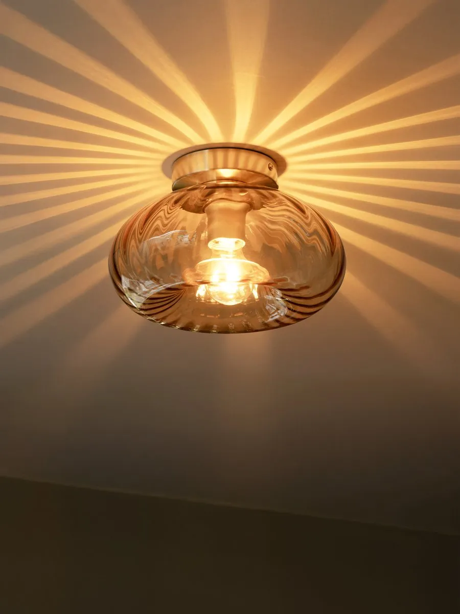 Osram Decor Goudglas Plafondlamp E27 - 280mm - Amber - afbeelding 6 van 6