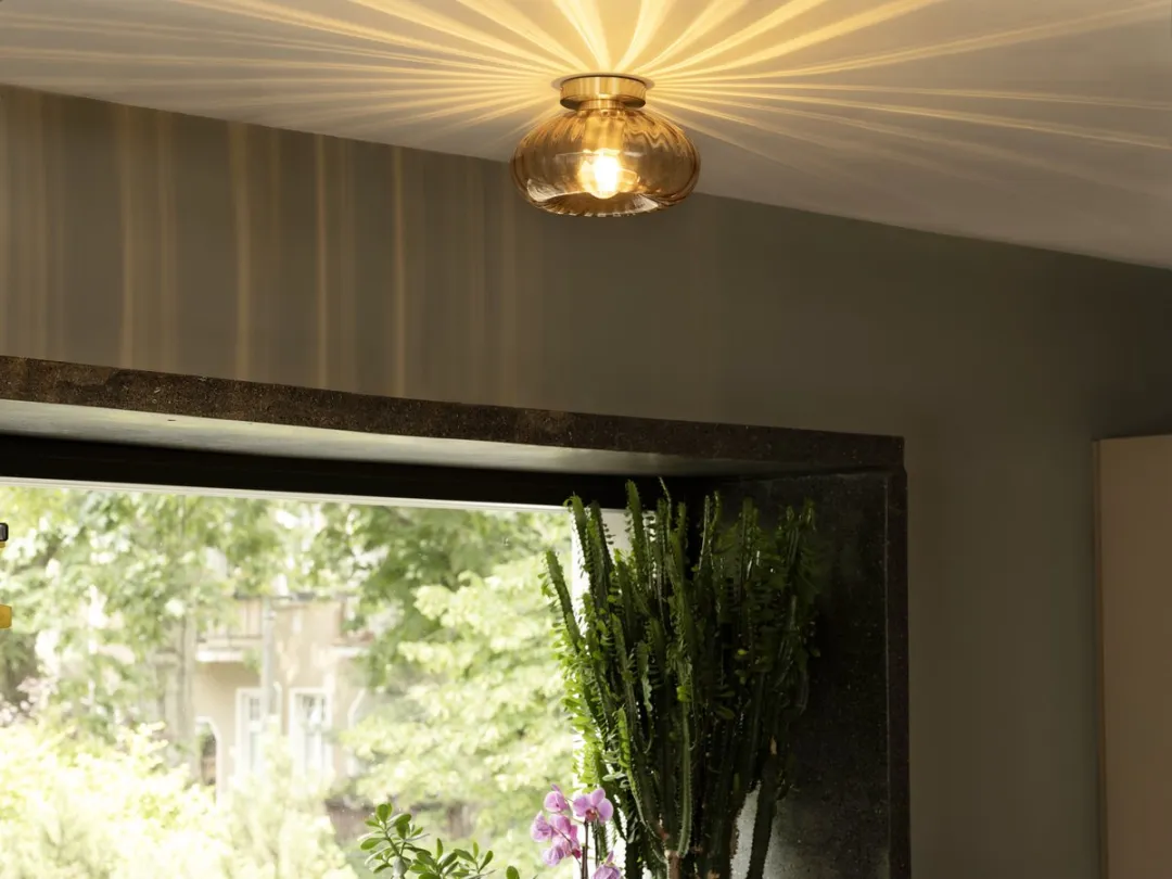 Osram Decor Goudglas Plafondlamp E27 - 280mm - Amber