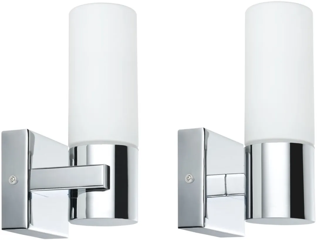 Paulmann LED Spiegellamp Gemini IP44 E14 - 2x20W - Chroom/Satijn