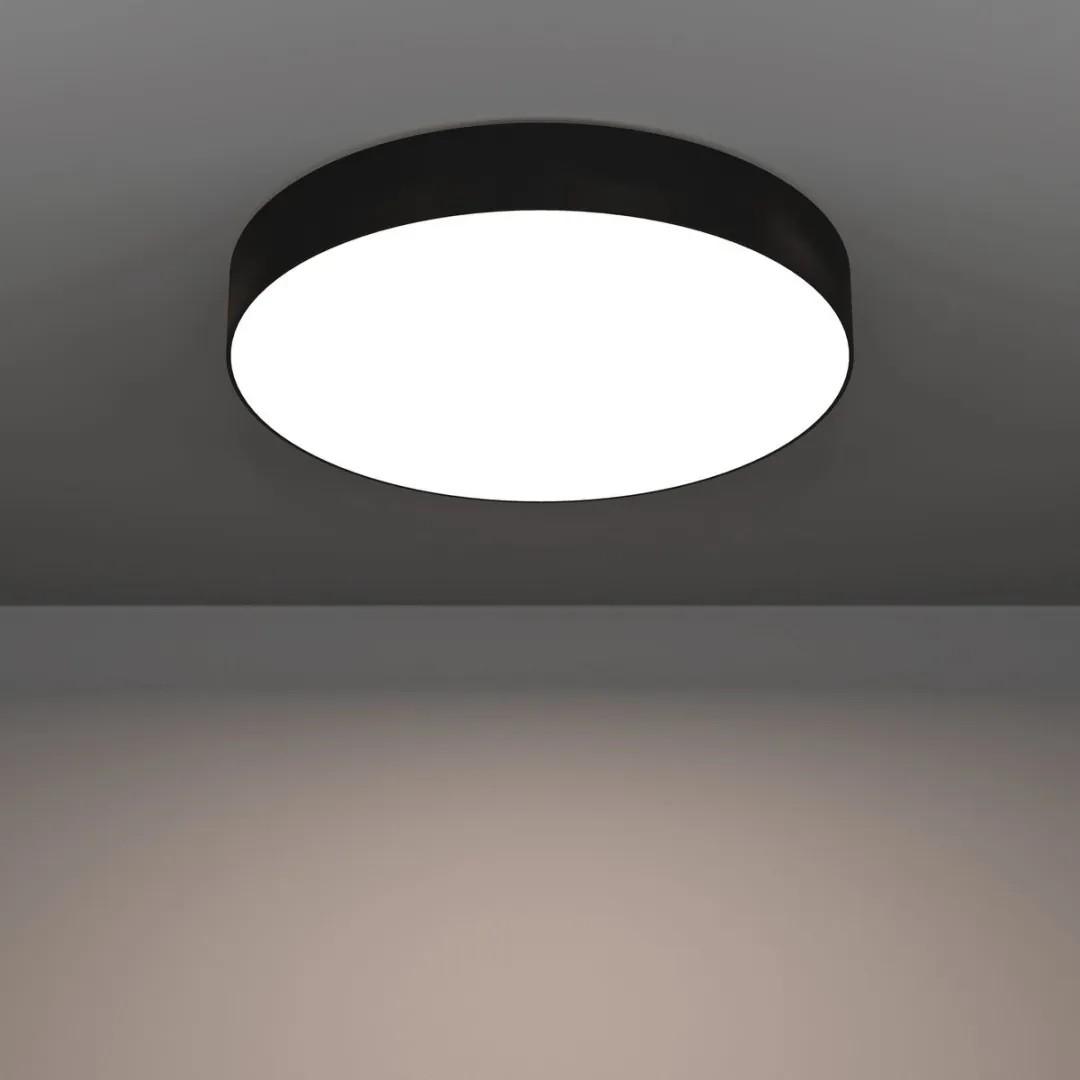 EGLO connect.z Gallizzi-Z Plafondlamp - Ø49cm - Zwart/Wit - RGB & Wit - Zigbee