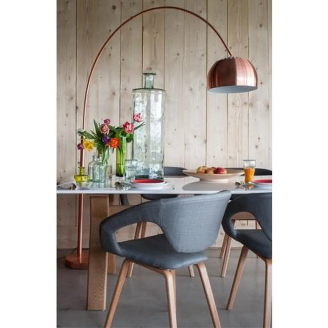Zuiver Metal Bow Vloerlamp - Koper - afbeelding 6 van 6