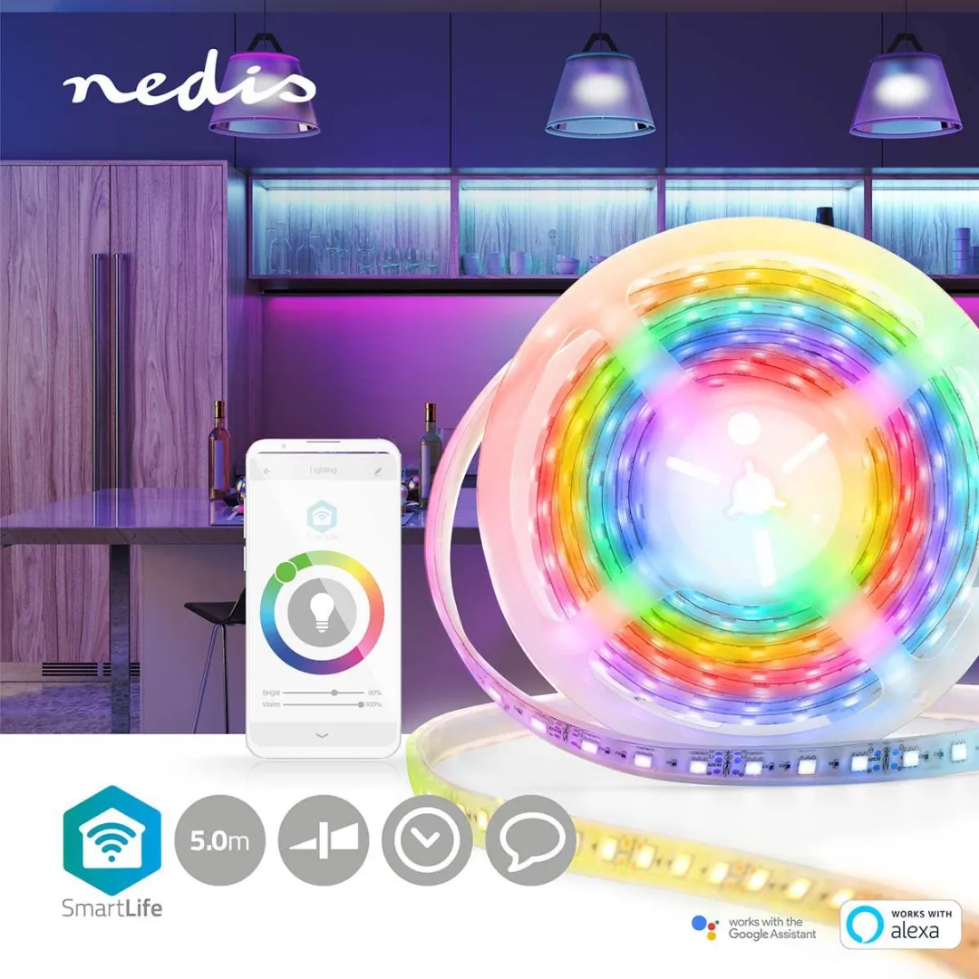 Nedis SmartLife LED Strip RGB 5m - Multicolor - IP65