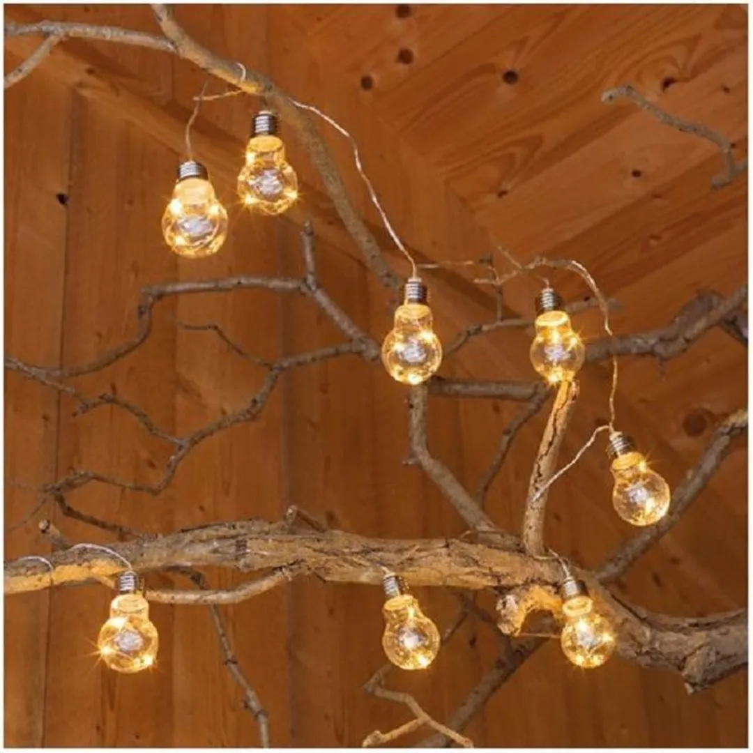 Lumineo Solar Lichtbolletjes 2x10 Stuks - Ø6cm Warm Wit