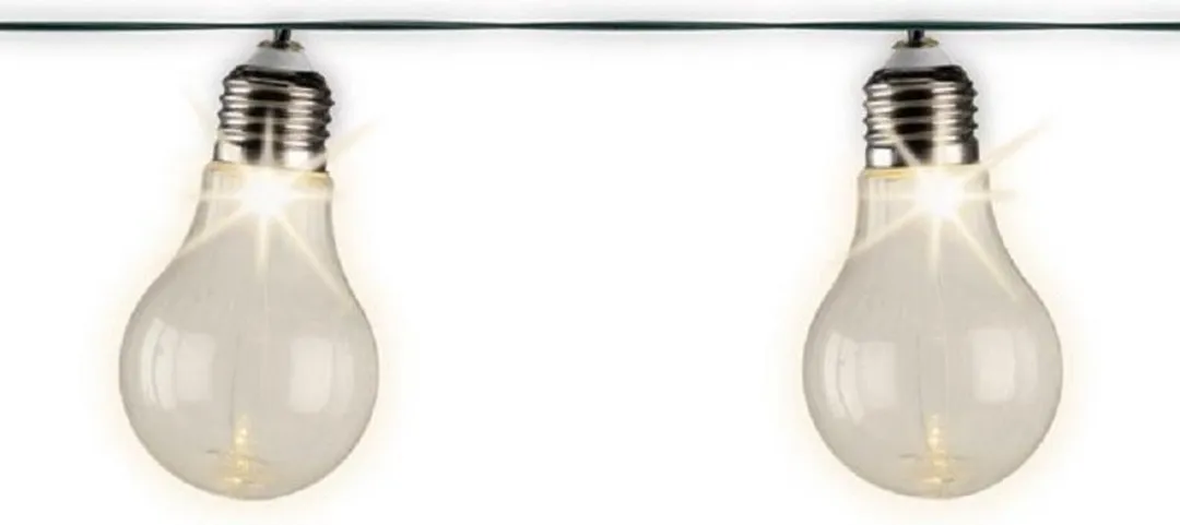 Lumineo Solar Lichtbolletjes 2x10 Stuks - Ø6cm Warm Wit