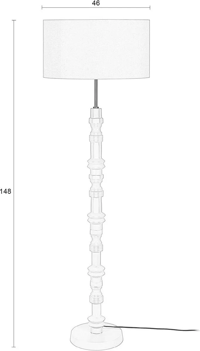 Zuiver Totem Vloerlamp Smooth Terra - Rood