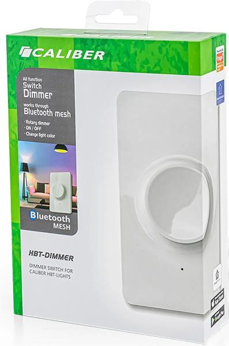Caliber HBT-Dimmer Draadloze Smart Lamp Schakelaar - Wit